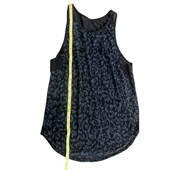 Lululemon Sculpt Tank II Formation Camo Deep Coal Multi Black Sleeveless Top 4 - Picture 4 of 6